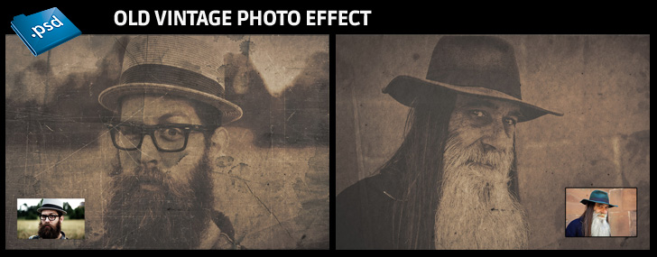 Photoshop Old vintage photo effect - Vintage Photo Generator in Photoshop 