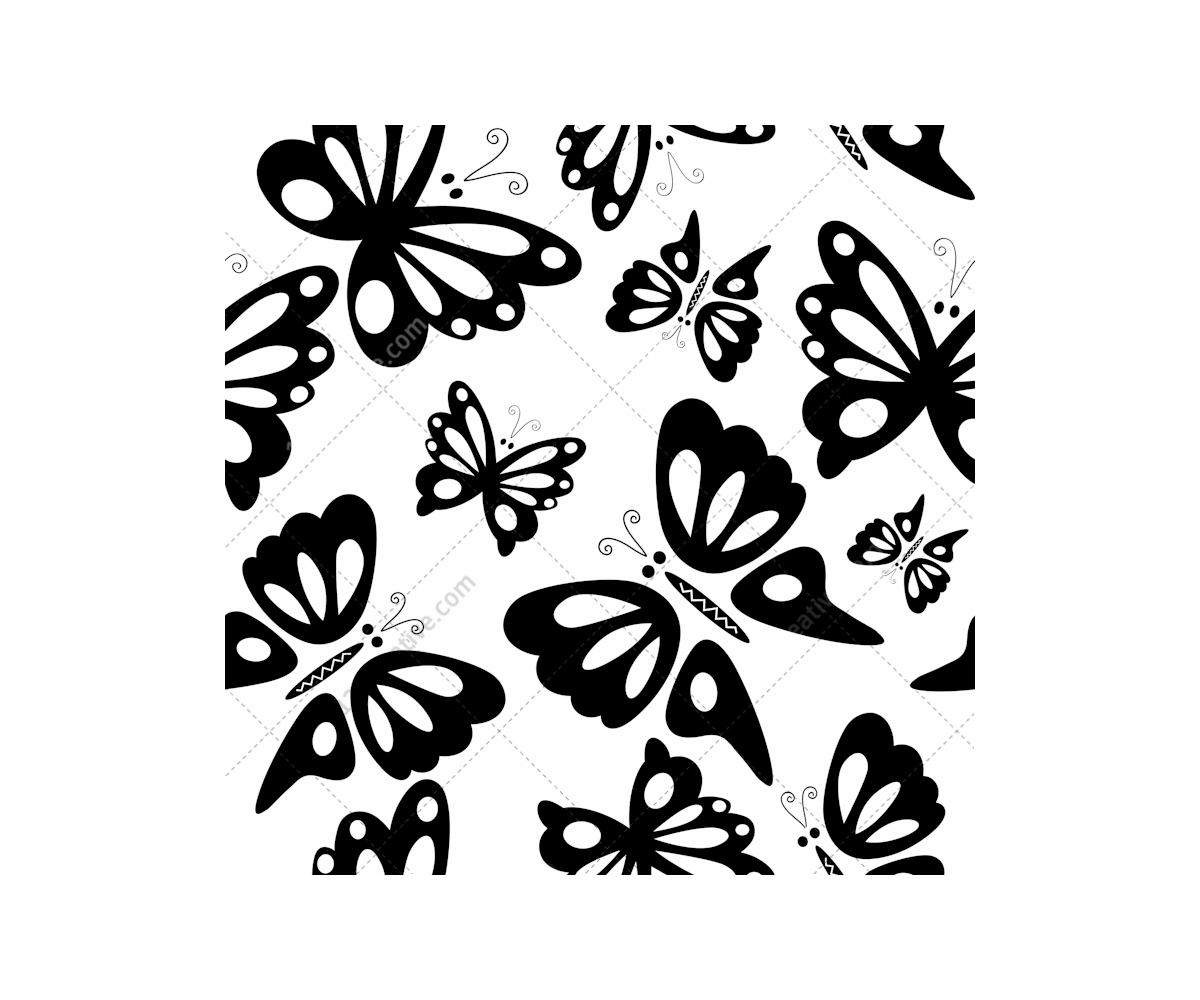 Lovely butterfly vector patterns - seamless butterfly patterns and
