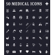 Medical icons, Healthcare icons pack, Health and Medicine icon set, Hospital icons