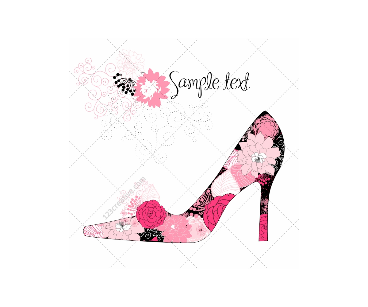 Heelsgirls|elegant Floral Patent Leather Stiletto Heels 8cm-12cm For Women