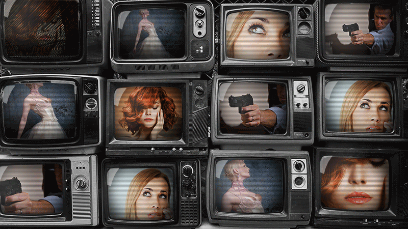 Animated GIF creator in Photoshop - Old TV video template by 123creative on  Dribbble